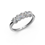 Load image into Gallery viewer, Autumn Oval Diamond 5 Stone Ladies Ring
