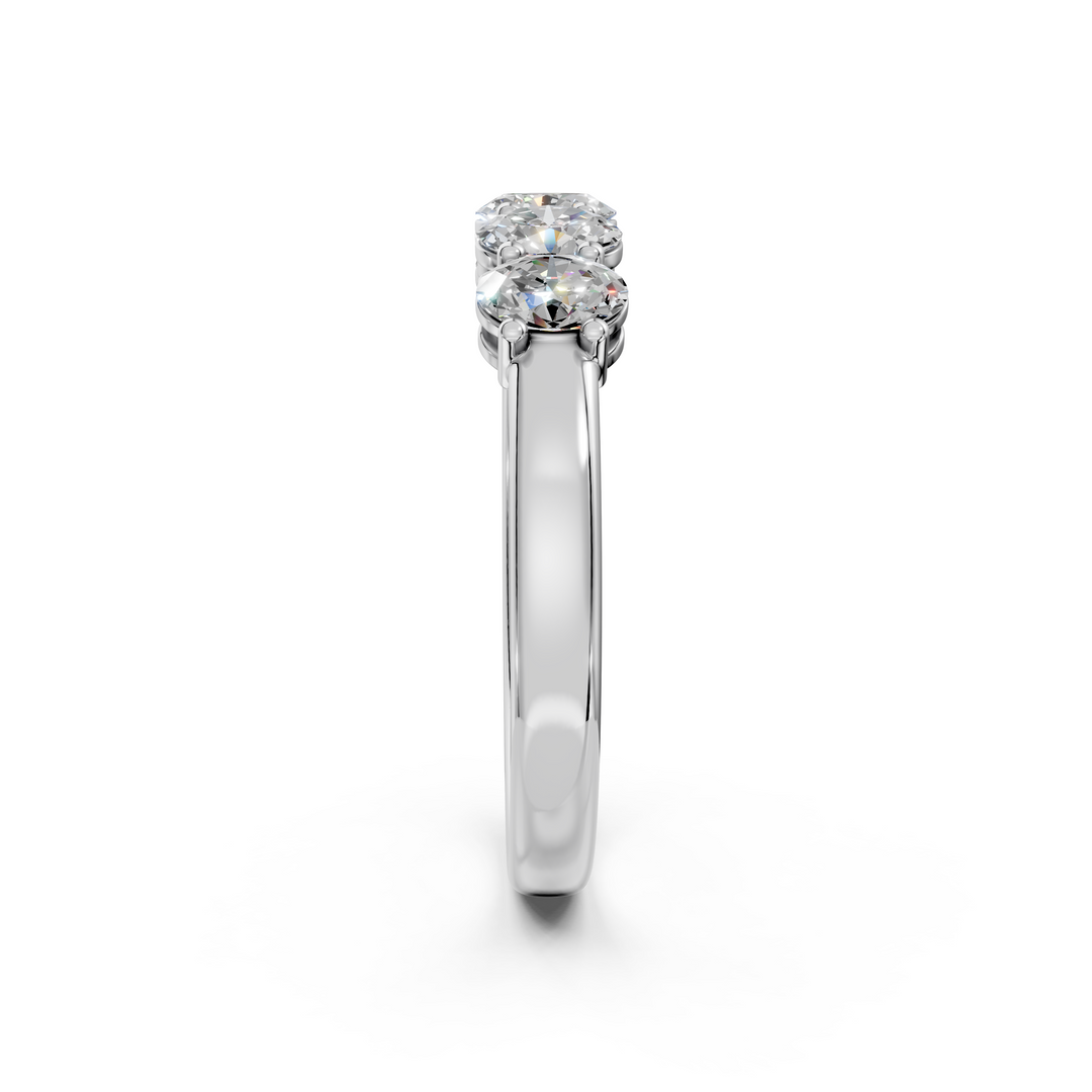 Autumn Oval Diamond 5 Stone Ladies Ring
