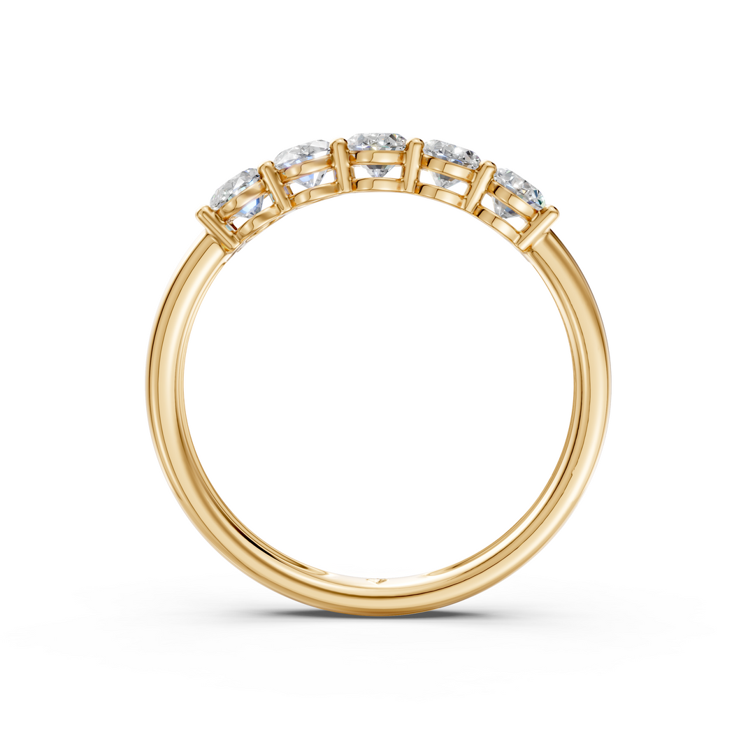Autumn Oval Diamond 5 Stone Ladies Ring