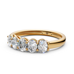 Load image into Gallery viewer, Autumn Oval Diamond 5 Stone Ladies Ring
