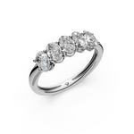 Load image into Gallery viewer, Katie Oval Diamond 5 Stone Ladies Ring
