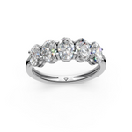Load image into Gallery viewer, Stella Oval Diamond 5 Stone Ladies Ring
