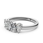 Load image into Gallery viewer, Maya Pear Diamond 5 Stone Ladies Ring

