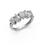 Load image into Gallery viewer, Molly Pear Diamond 5 Stone Ladies Ring
