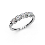 Load image into Gallery viewer, Victoria Round Diamond 5 Stone Ladies Ring
