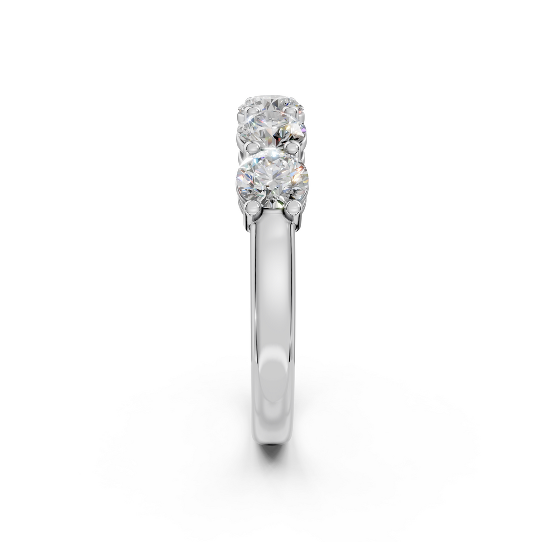 Hannah Round Diamond 5 Stone Ladies Ring