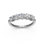 Load image into Gallery viewer, Hannah Round Diamond 5 Stone Ladies Ring
