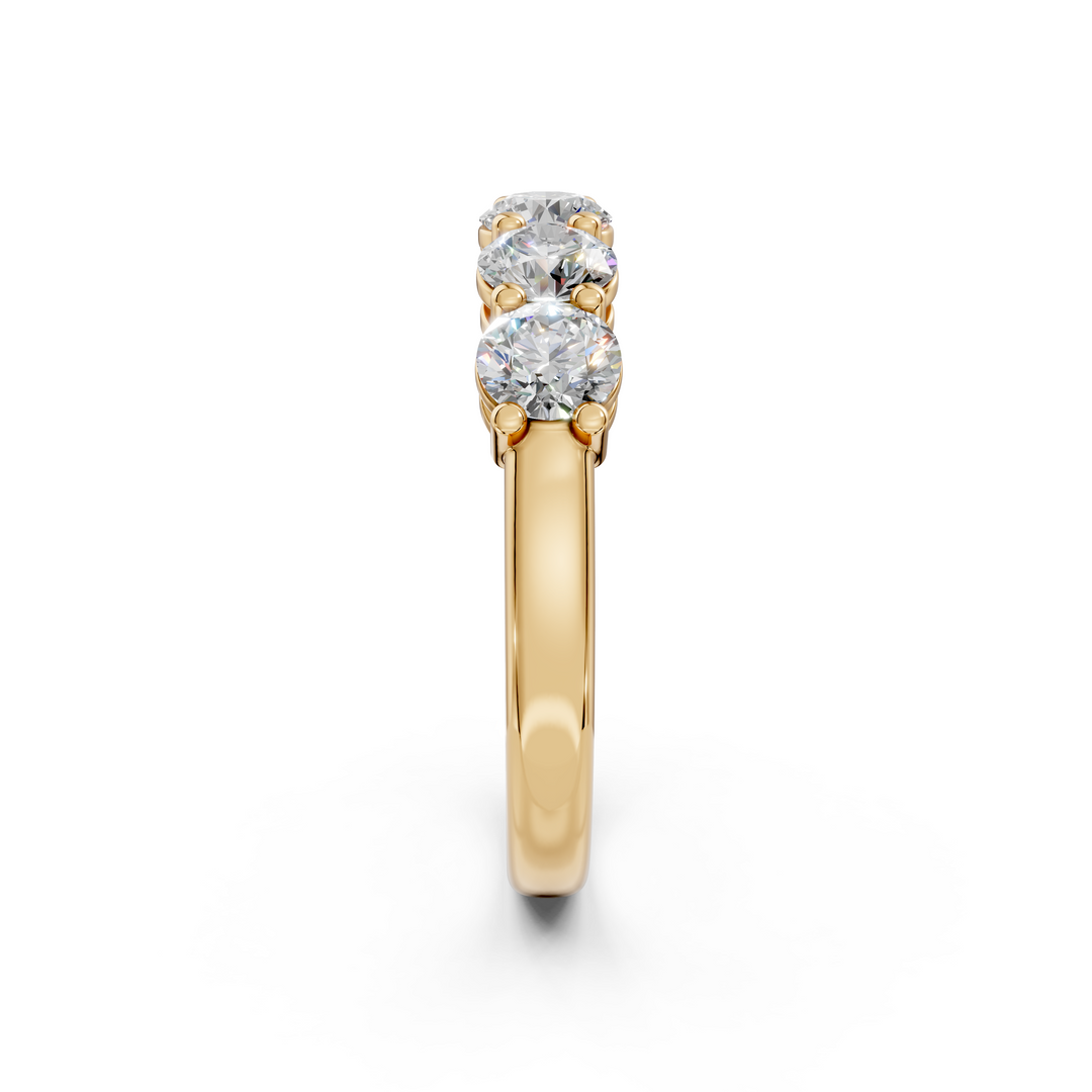 Hannah Round Diamond 5 Stone Ladies Ring