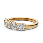 Load image into Gallery viewer, Hannah Round Diamond 5 Stone Ladies Ring
