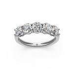 Load image into Gallery viewer, Maria Round Diamond 5 Stone Ladies Ring
