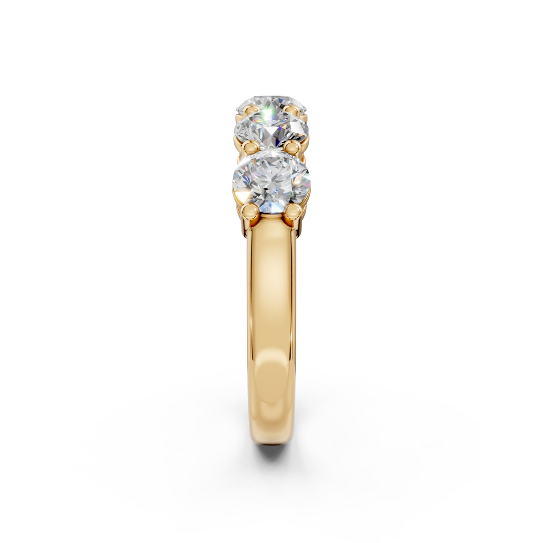 Maria Round Diamond 5 Stone Ladies Ring