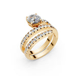 Load image into Gallery viewer, Cleodora Round Diamond Solitaire Ladies Ring
