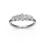Load image into Gallery viewer, Eve Oval Diamond 5 Stone Ladies Ring
