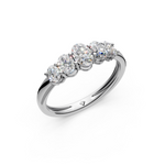 Load image into Gallery viewer, Eve Oval Diamond 5 Stone Ladies Ring
