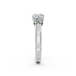 Load image into Gallery viewer, Jade Oval Diamond 5 Stone Ladies Ring
