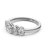 Load image into Gallery viewer, Jade Oval Diamond 5 Stone Ladies Ring
