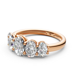Load image into Gallery viewer, Riva Oval Diamond 5 Stone Ladies Ring
