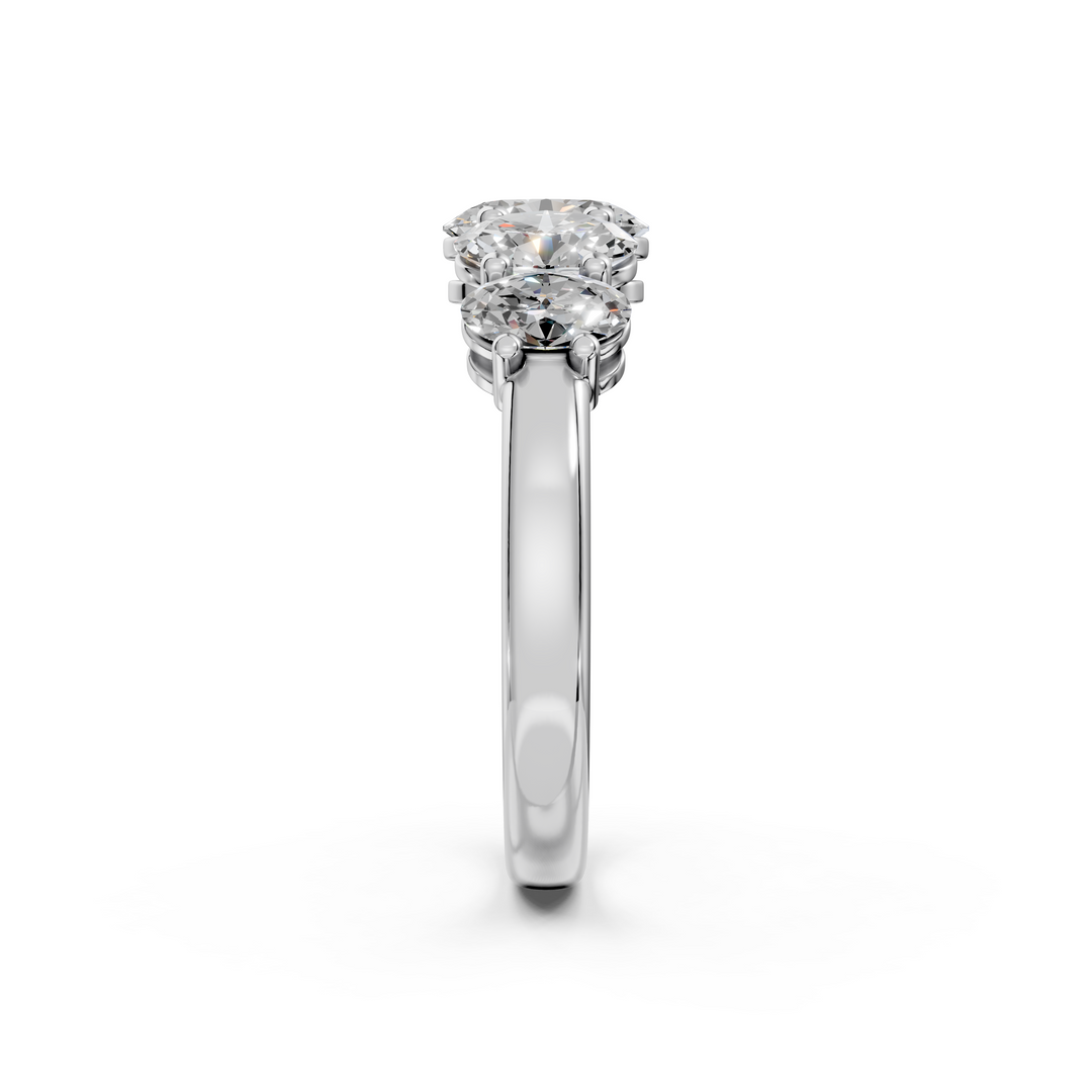 Riva Oval Diamond 5 Stone Ladies Ring
