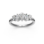 Load image into Gallery viewer, Tivra Pear Diamond 5 Stone Ladies Ring
