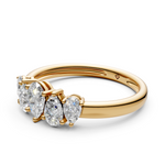 Load image into Gallery viewer, Tivra Pear Diamond 5 Stone Ladies Ring
