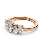 Load image into Gallery viewer, Savi Pear Diamond 5 Stone Ladies Ring
