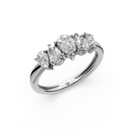 Load image into Gallery viewer, Savi Pear Diamond 5 Stone Ladies Ring
