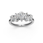 Load image into Gallery viewer, Nivana Pear Diamond 5 Stone Ladies Ring
