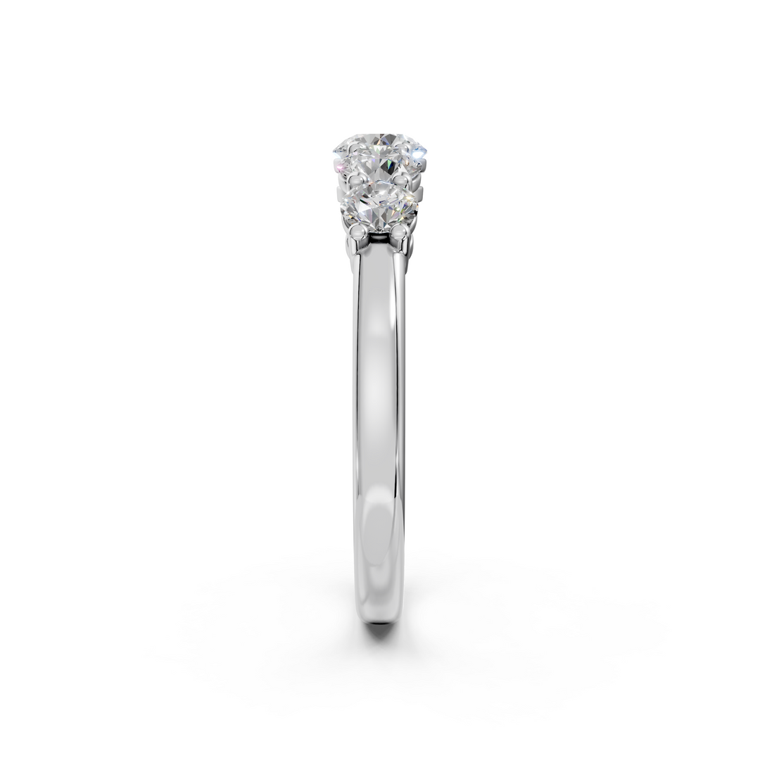 Soraya Round Diamond 5 Stone Ladies Ring