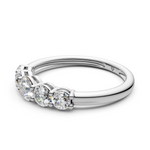 Load image into Gallery viewer, Soraya Round Diamond 5 Stone Ladies Ring
