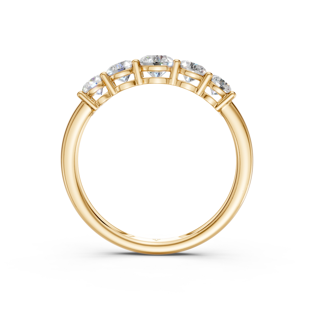 Soraya Round Diamond 5 Stone Ladies Ring