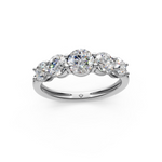 Load image into Gallery viewer, Tarini Round Diamond 5 Stone Ladies Ring
