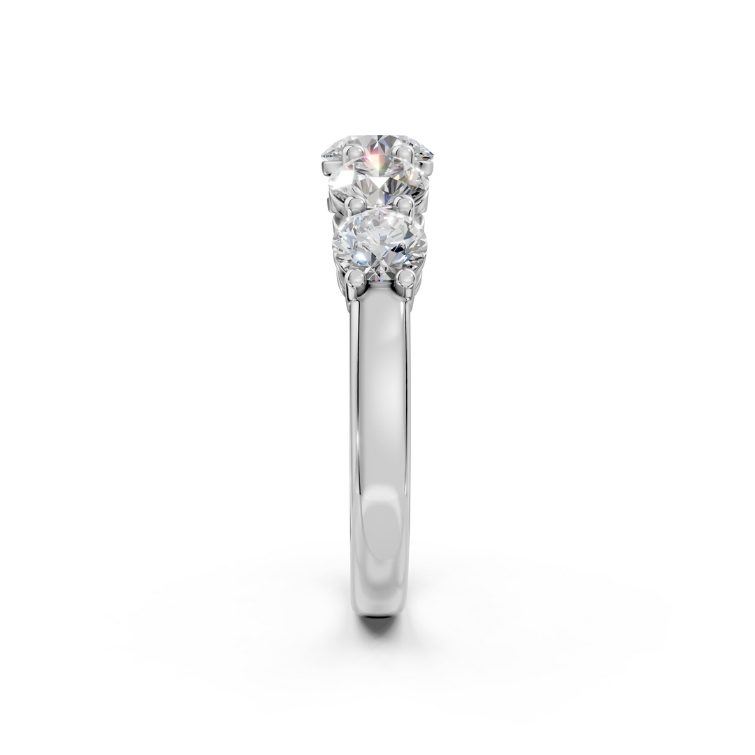 Tarini Round Diamond 5 Stone Ladies Ring