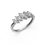 Load image into Gallery viewer, Sage Marquise Diamond 5 Stone Ladies Ring
