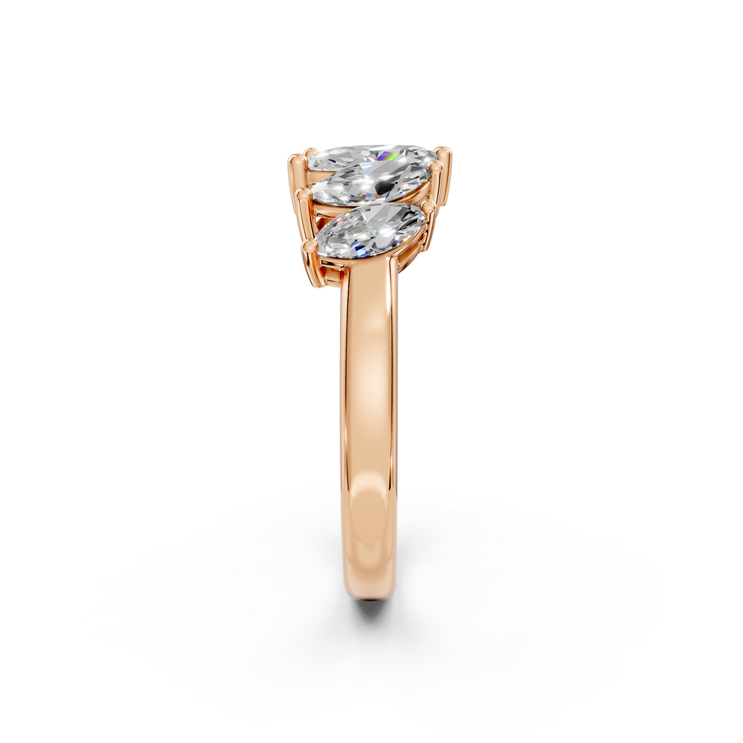 Tessa Marquise Diamond 5 Stone Ladies Ring