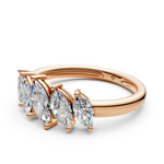 Load image into Gallery viewer, Tessa Marquise Diamond 5 Stone Ladies Ring
