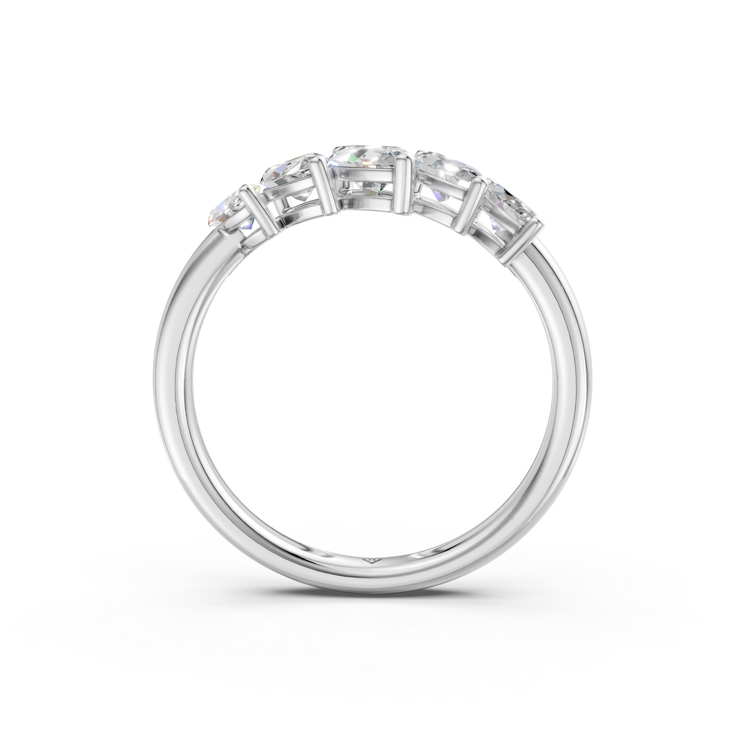 Tessa Marquise Diamond 5 Stone Ladies Ring