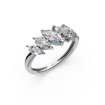 Load image into Gallery viewer, Tessa Marquise Diamond 5 Stone Ladies Ring
