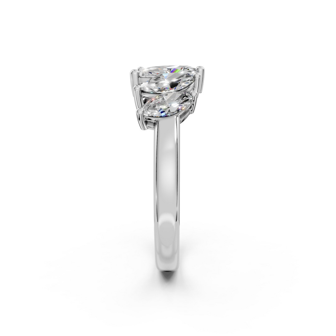 Tessa Marquise Diamond 5 Stone Ladies Ring