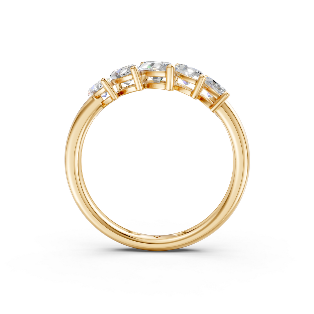 Tessa Marquise Diamond 5 Stone Ladies Ring