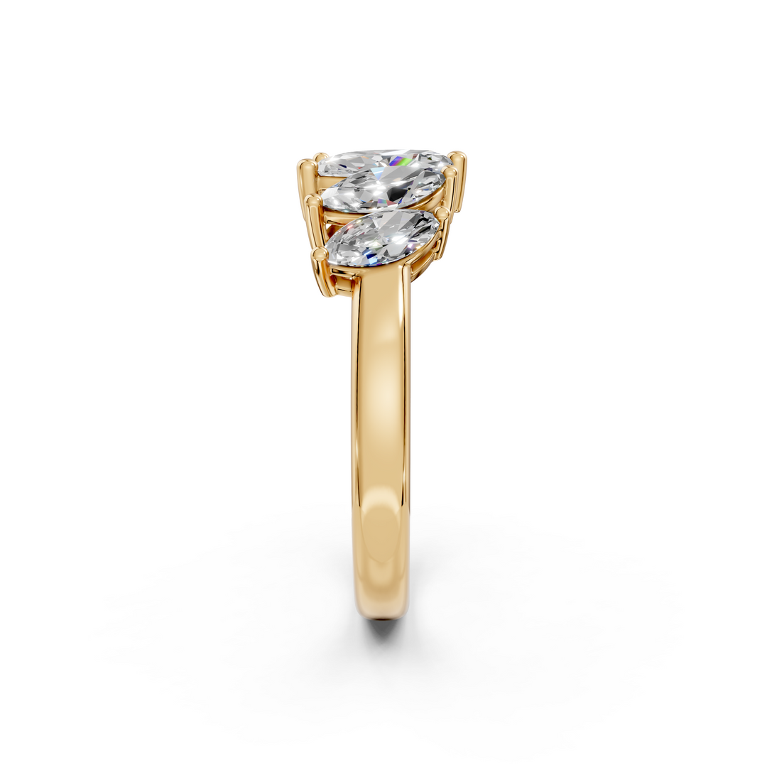 Tessa Marquise Diamond 5 Stone Ladies Ring