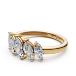 Load image into Gallery viewer, Tessa Marquise Diamond 5 Stone Ladies Ring
