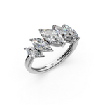 Load image into Gallery viewer, Aria Marquise Diamond 5 Stone Ladies Ring
