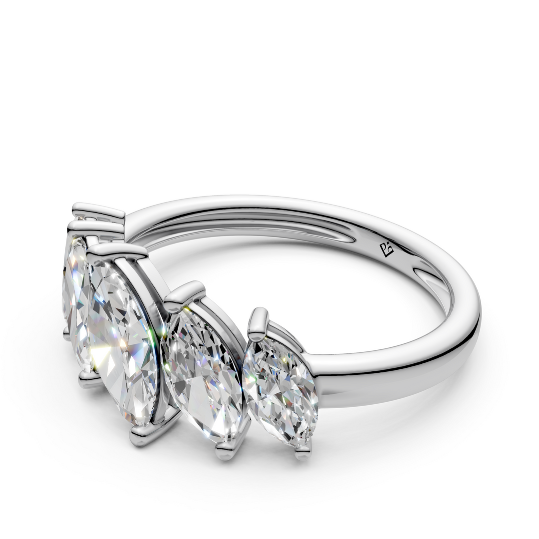 Aria Marquise Diamond 5 Stone Ladies Ring