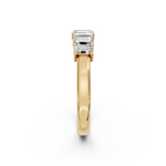 Load image into Gallery viewer, Megan Emerald Diamond 5 Stone Ladies Ring
