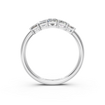 Load image into Gallery viewer, Milana Emerald Diamond 5 Stone Ladies Ring
