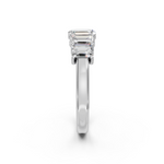 Load image into Gallery viewer, Lilac Emerald Diamond 5 Stone Ladies Ring
