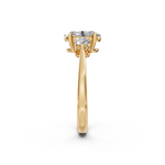 Load image into Gallery viewer, Pakhi Round Solitaire Diamond 3 stone Ladies Ring
