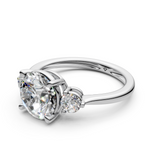 Load image into Gallery viewer, Aaliyah Round Solitaire Diamond 3 stone Ladies Ring
