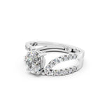 Load image into Gallery viewer, Lina Oval Solitaire Diamond Ladies Ring
