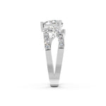 Load image into Gallery viewer, Areej Pear Solitaire Diamond Ladies Ring
